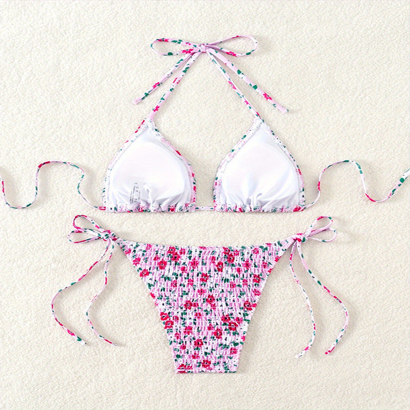 Floral Bikini Set Women's Two-Piece Swimsuit Floral Bikini Set Women's Two-Piece Swimsuit