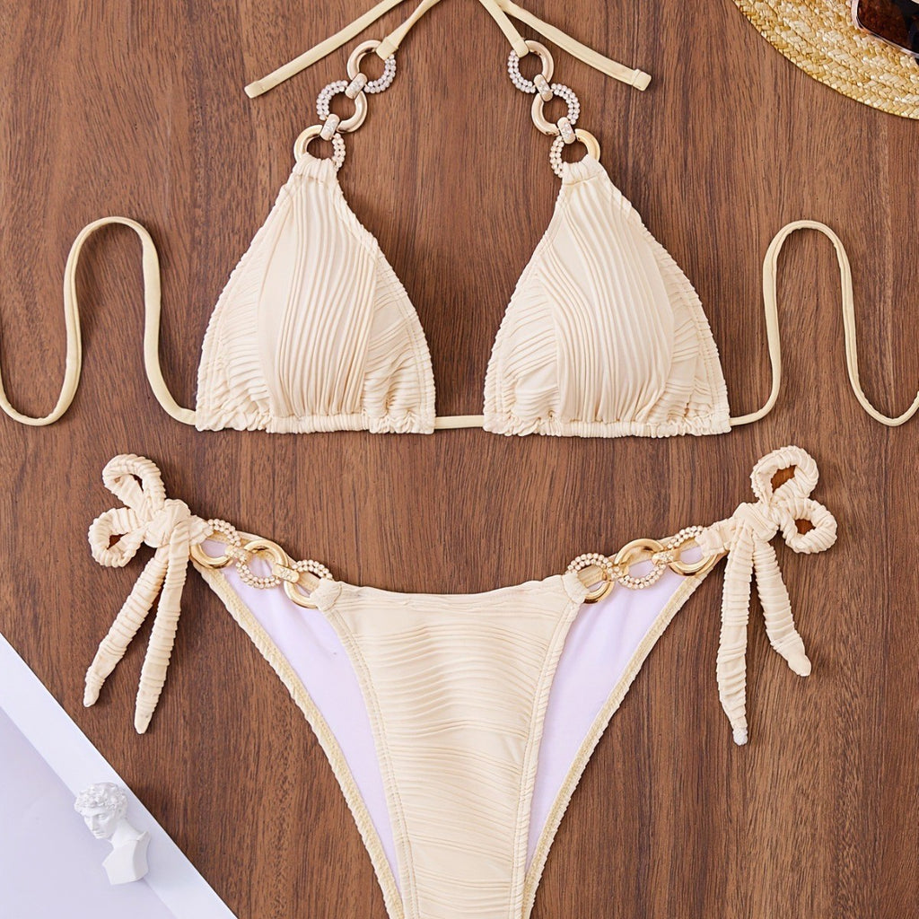 Split women's swimsuit