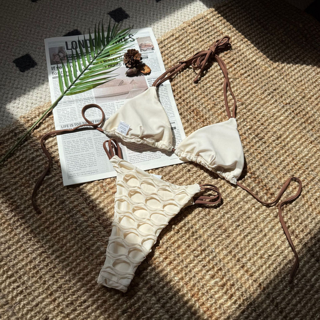 Tie Two-Piece Swimwear Bikini