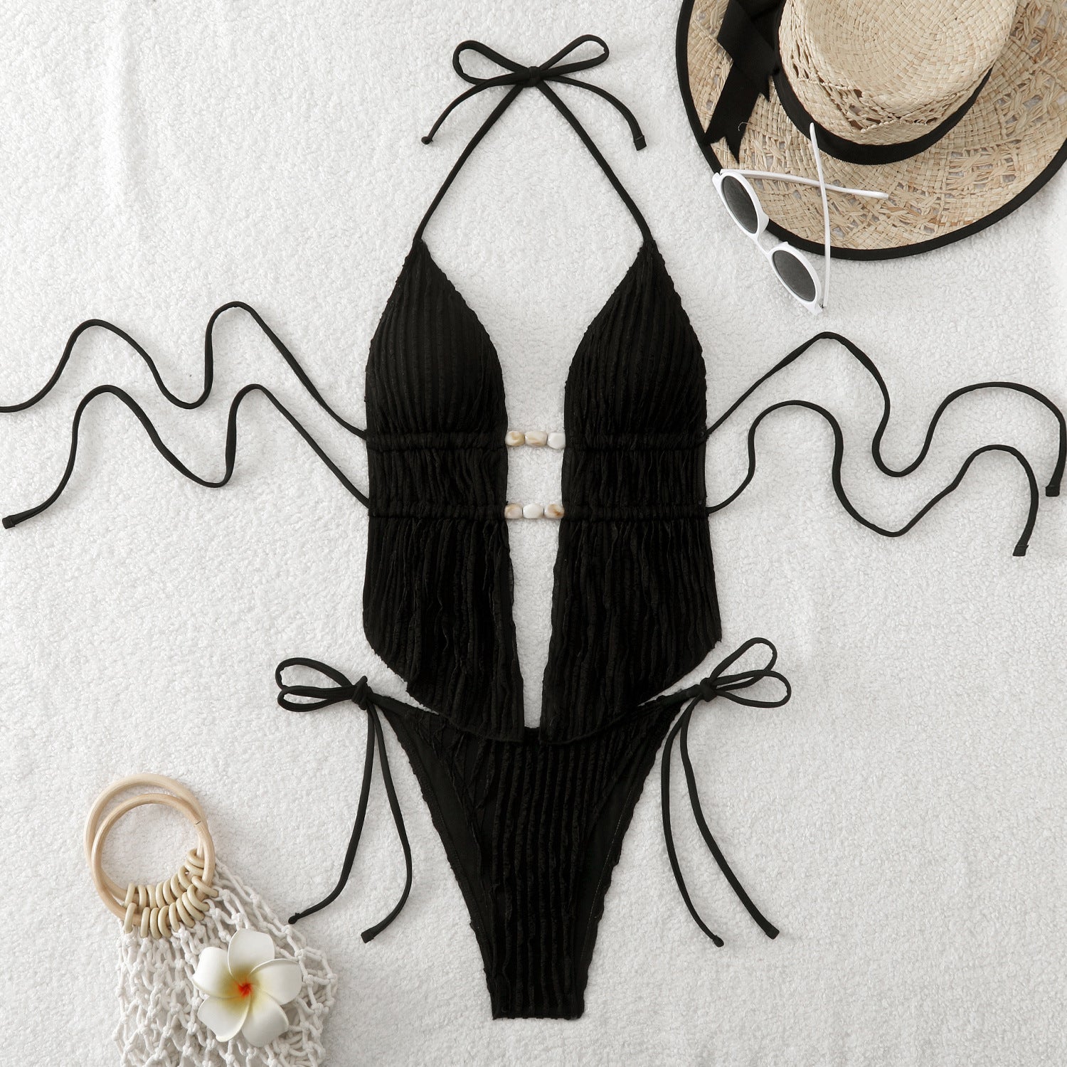 Split swimsuit women's swimsuit