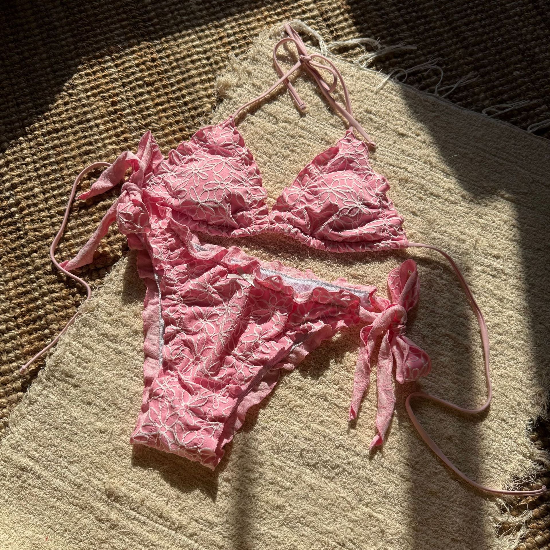 Floral Sexy Sultry Two-Piece Swimsuit Bikini