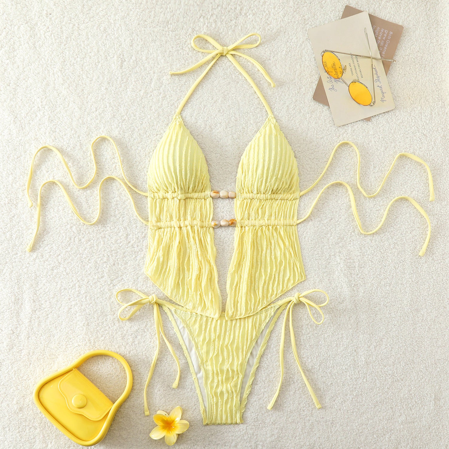 Split swimsuit women's swimsuit