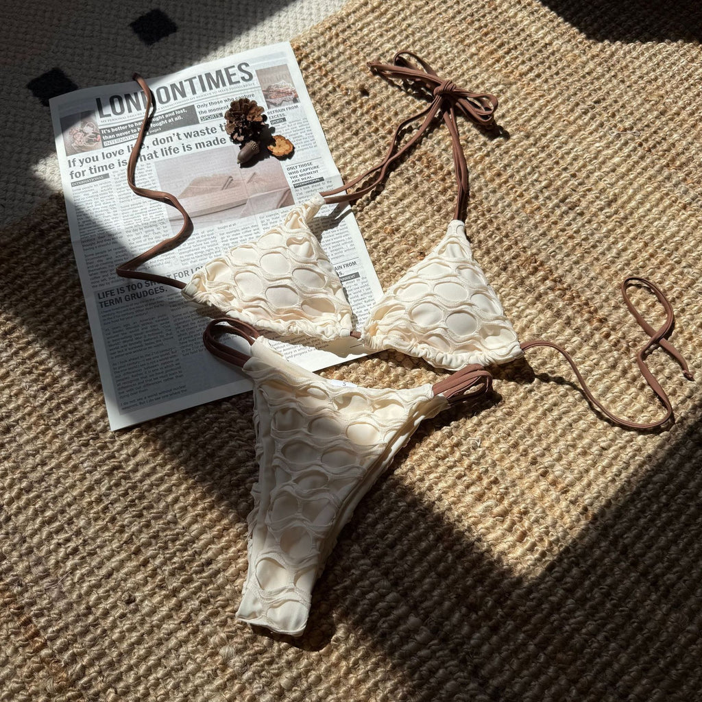 Tie Two-Piece Swimwear Bikini