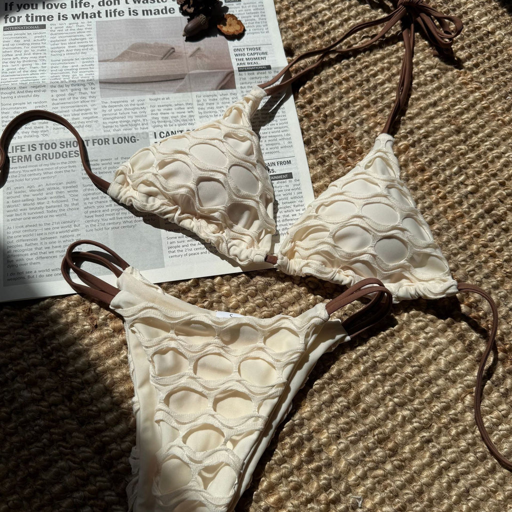 Tie Two-Piece Swimwear Bikini