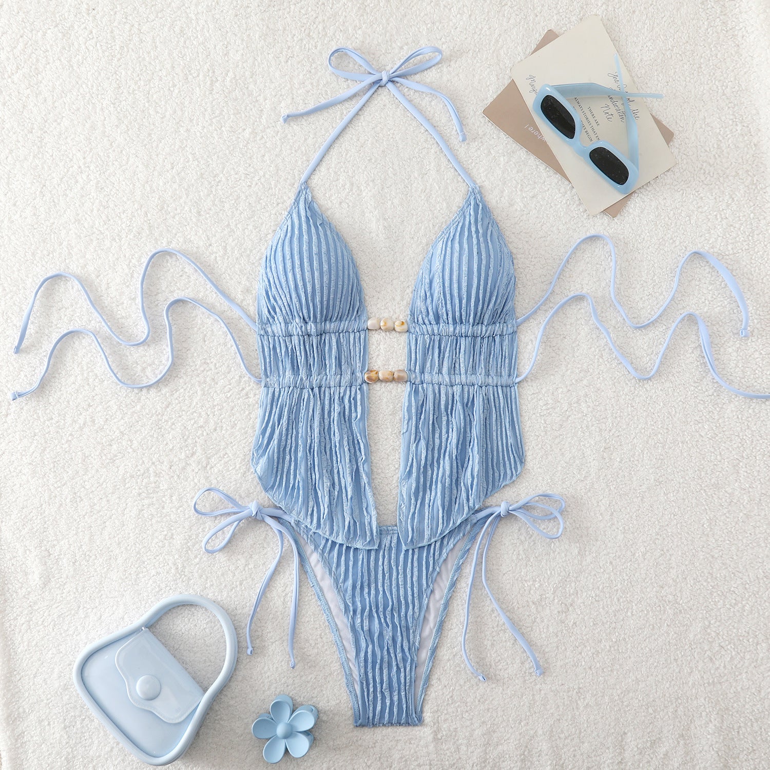 Split swimsuit women's swimsuit