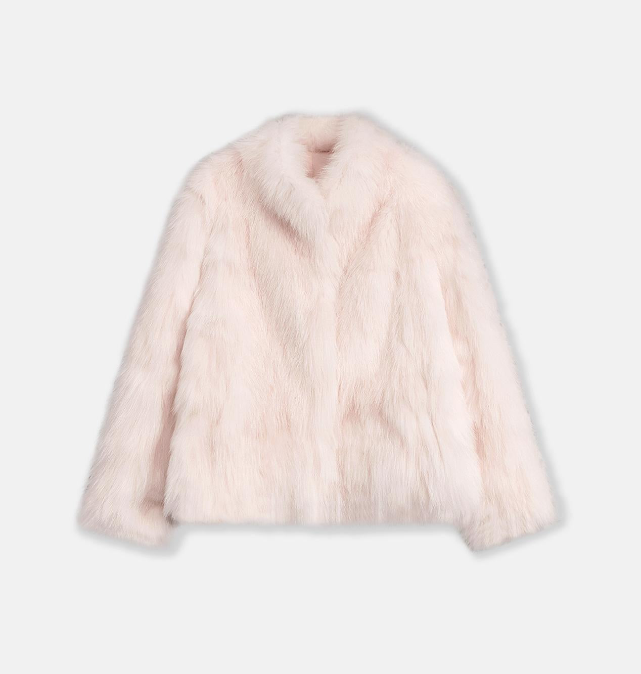 "Long Nocturne" imported fox fur