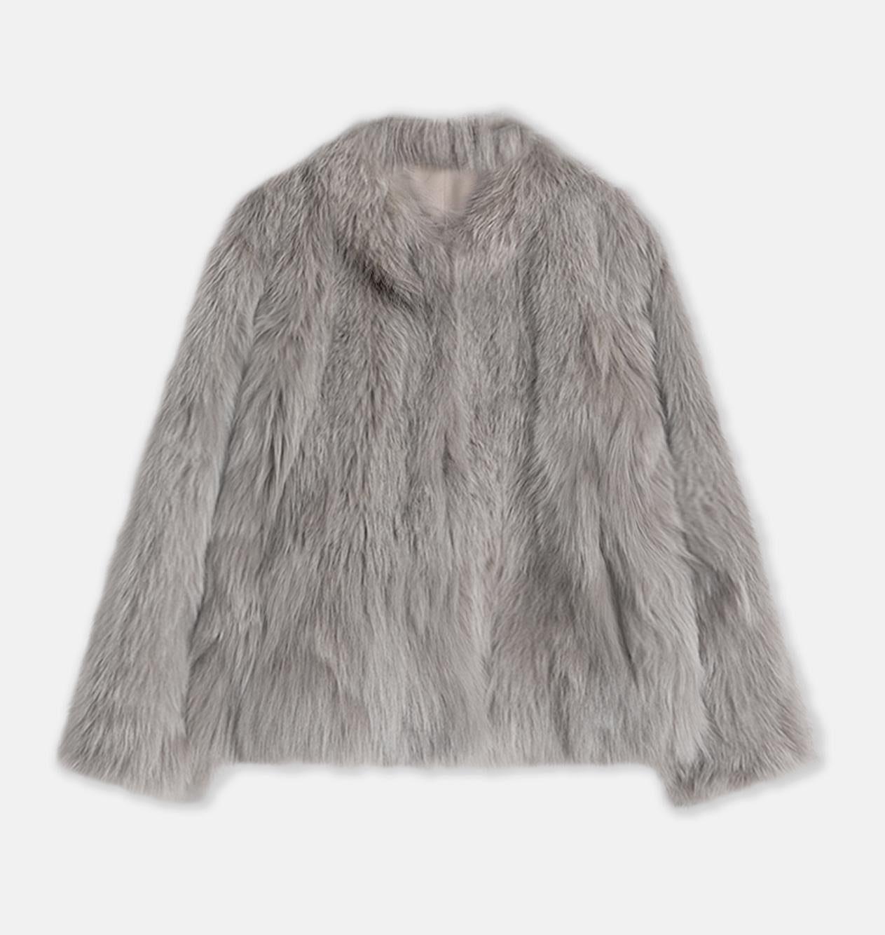 "Long Nocturne" imported fox fur
